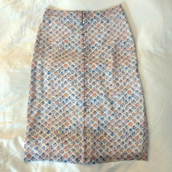NWT Frank And Oak Floral Skirt | sizes M - Picture 1 of 8